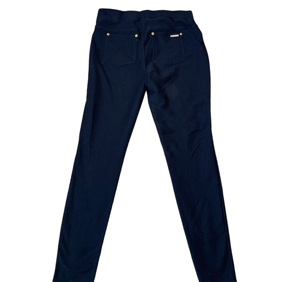 Michael Kors pants jeggings pull on black stretch skinny elastic waist jean like - Picture 5 of 11